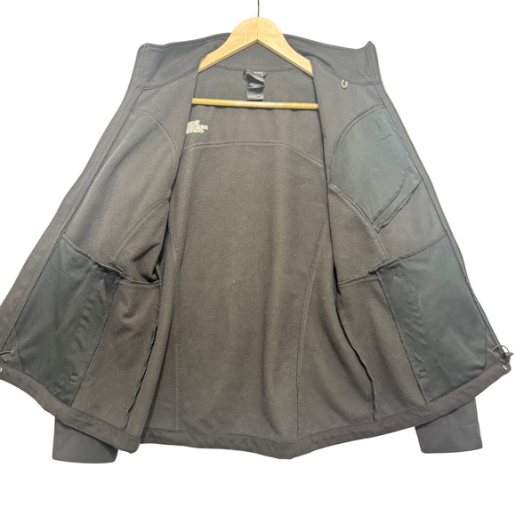 The North Face‎ Womens Soft Shell Jacket Black Full Zip L G - Picture 3 of 9